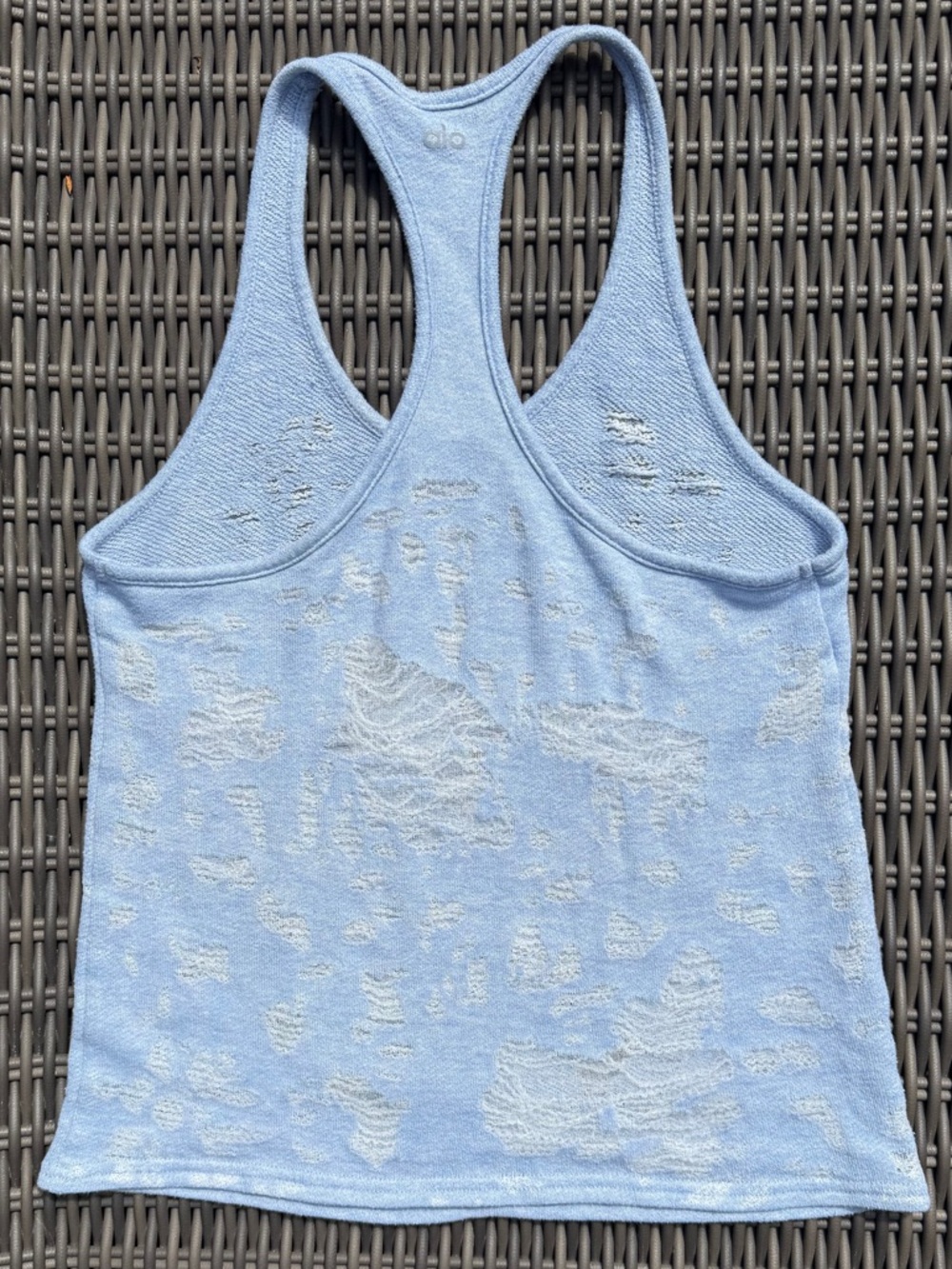 Alo Distressed Racerback Tank Top - Picture 13 of 16